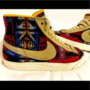 Nike ID x Pendleton Blazer Sneaker Shoes